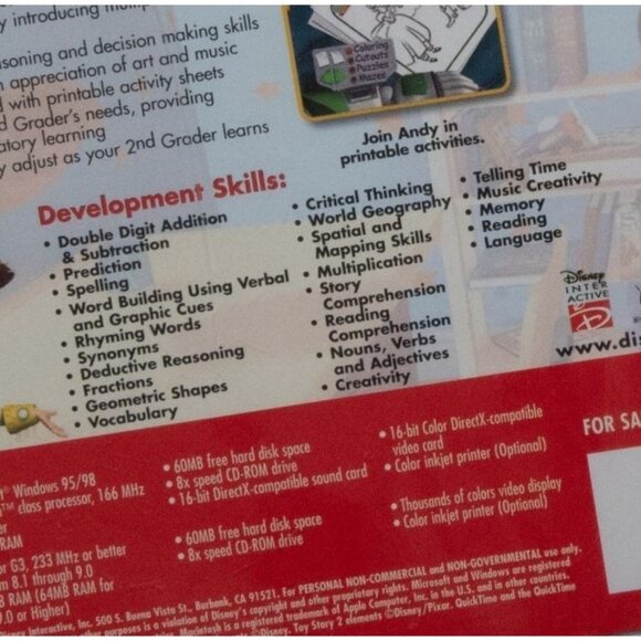 Disney 2nd Grade Learning Ages 6-8 CD Computer PC - Picture 6 of 6